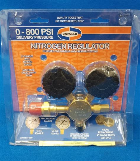 Uniweld Rhp Nitrogen Regulator With Psi Ebay