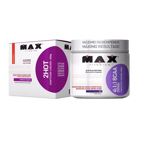 Bcaa 4 1 1 Em Po Drink 280g 2 Hot Max Titanium Uva R 181 00