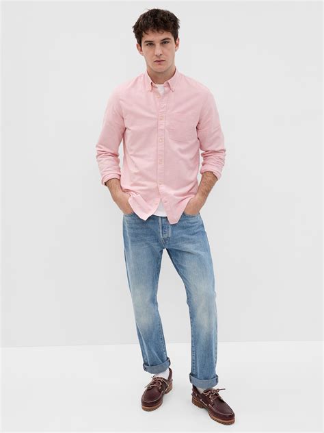 Classic Oxford Shirt In Standard Fit Gap