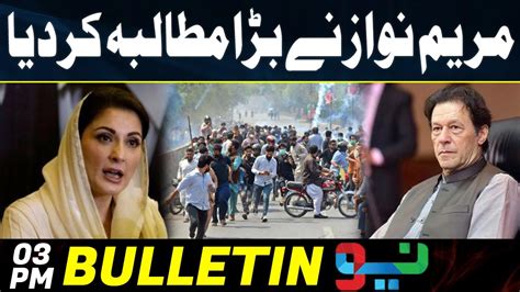 Big Statement Of Maryam Nawaz News Bulletin 3 PM 19 March 2023