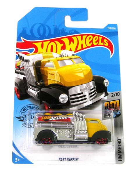 Hot Wheels Fast Gassin HW Metro Silber Gelb 1 64 Modelle Alles Gute
