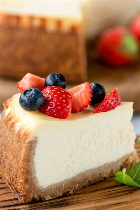 Classic New York Cheesecake Recipe Insanely Good