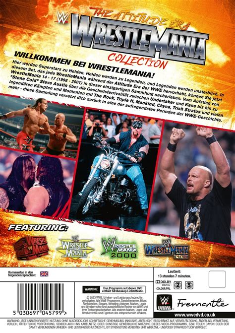 Wwe The Attitude Era Wrestlemania Collection Dvds Film Auf Dvd