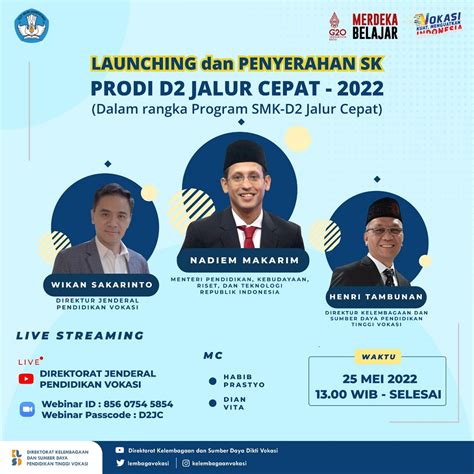 Launching Dan Penyerahan Sk Prodi D Jalur Cepat