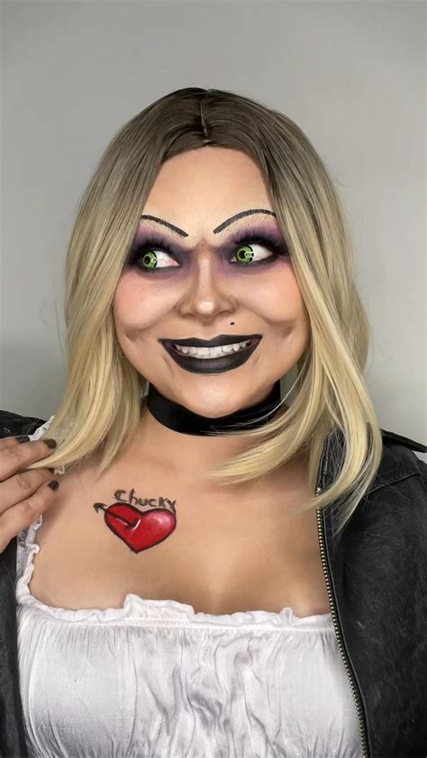 Tiffanyvalentine Makeup Transformation Tiffanyray Halloweenmakeup