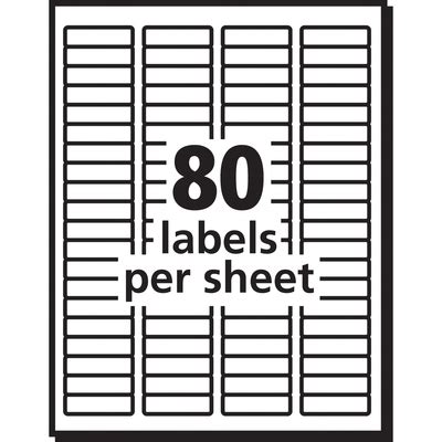 AVE15667 : Avery® Matte Clear Easy Peel Mailing Labels W/ Sure Feed Technology, Laser Printers ...