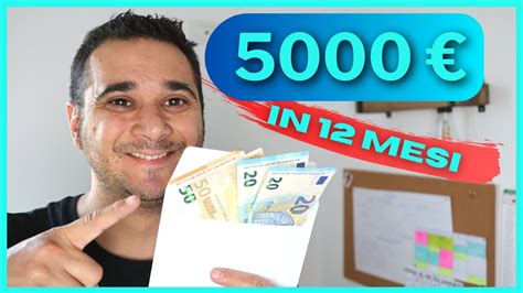 Come Risparmiare 5000 € In 12 Mesi Con Le Buste Youtube