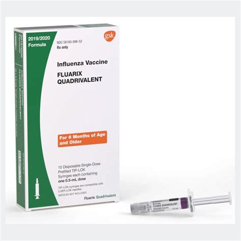 FLUARIX QUADRIVALENT Influenza Vaccine, box/10 syringes, GSK | Martin ...