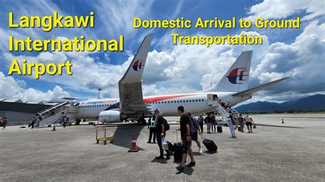 Langkawi International Airport Lia Domestic Arrival To Ground