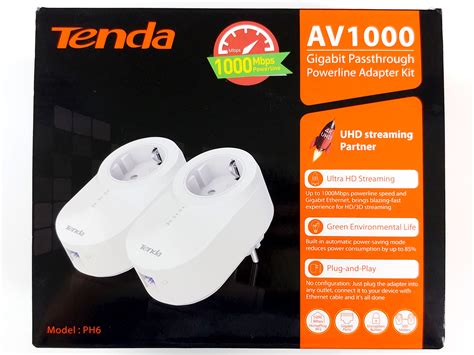 Tenda PH6 and PA6 powerline adapter review - Internet through the power ...