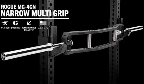 Narrow Multi Grip Camber Bar From Rogue Fit At Midlife