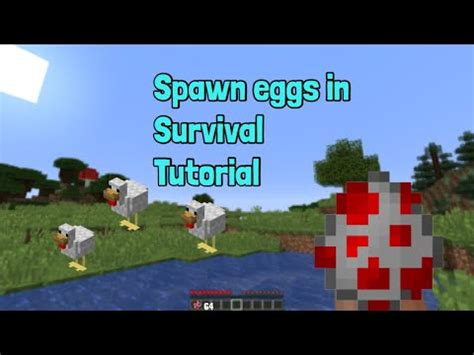 How To Get Spawn Eggs In Minecraft Xbox Spawn Eggs Add On YouTube