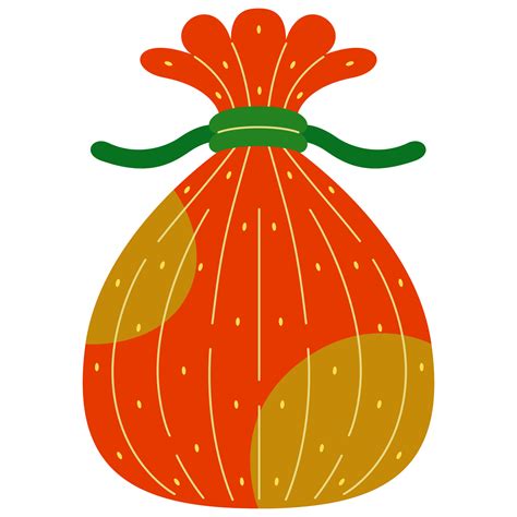 Santa Bag In Vector Illustration 15376246 Vector Art At Vecteezy