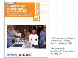 A Framework For Voluntary Medical Male Circumcision Effective HIV