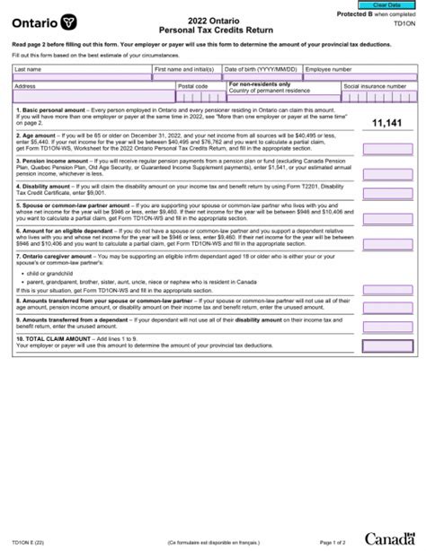 Td On Fillable Form Printable Forms Free Online