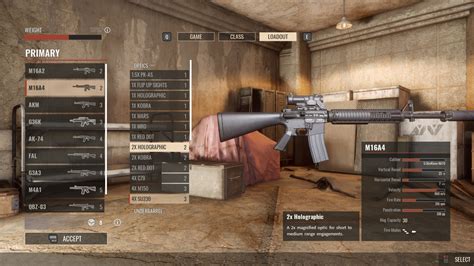 Loadout Insurgency Sandstorm Interface In Game