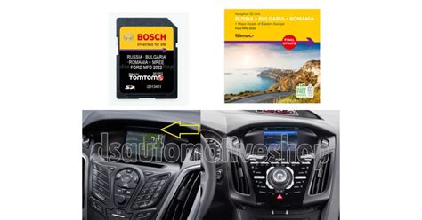 SD Card Ford Original Navigatie Ford Focus Fiesta Kuga C Max MFD