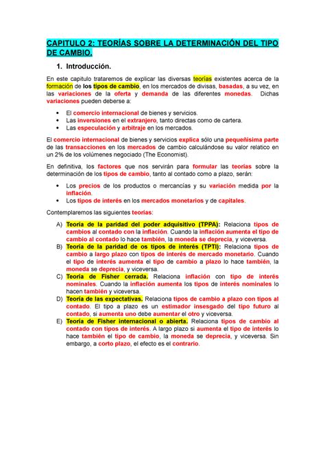 Capitulo 2 Apuntes 1 Capitulo 2 TeorÍas Sobre La DeterminaciÓn Del