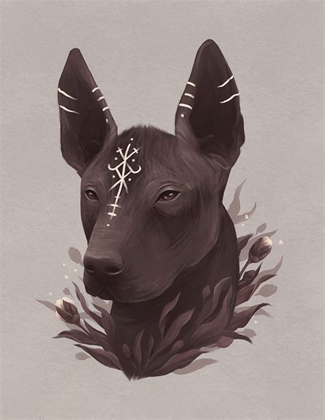 Pin By Imogen Oh On Illustration Xoloitzcuintli Art Prints God Of