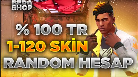 Valorant Random Hesap 1 120 Skin İtemsatış