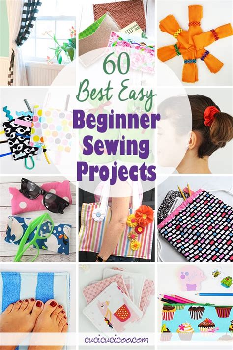 60 Best Easy Beginner Sewing Projects For Learning To Sew Cucicucicoo