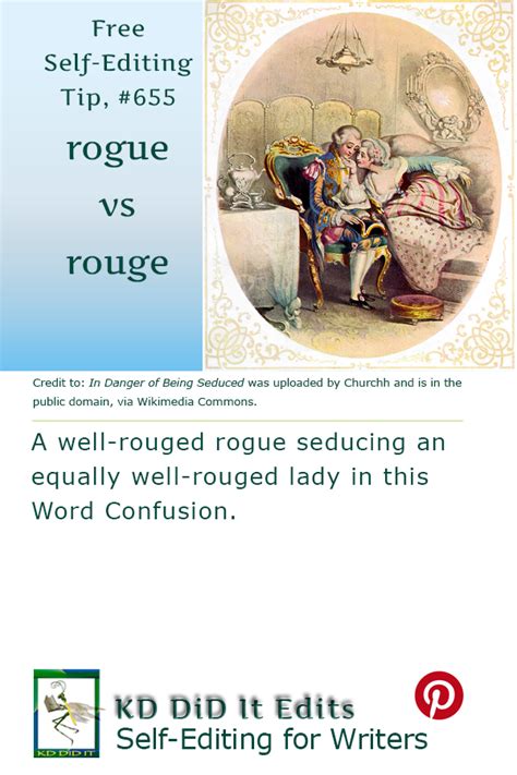 Word Confusion Rogue Versus Rouge • Kd Did It