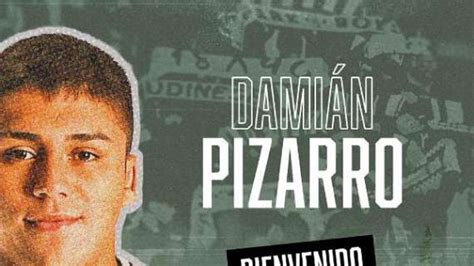 Ufficiale Damian Pizarro Un Nuovo Giocatore Dell Udinese