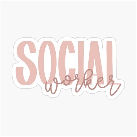 Social Worker Sticker For Sale By Coffeehouse Doodles In 2024