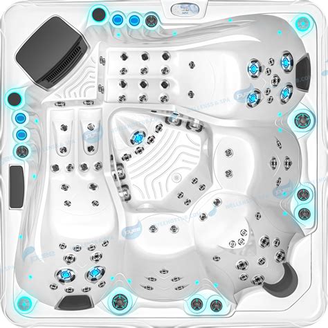 Hydro Massage Spa Tub Acrylic Outdoor Spa Hot Tub With LED Light JOYEE From China