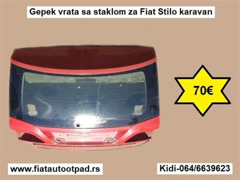 Gepek Vrata Sa Staklom Za Fiat Stilo Karavan Deo Za Automobil Auto