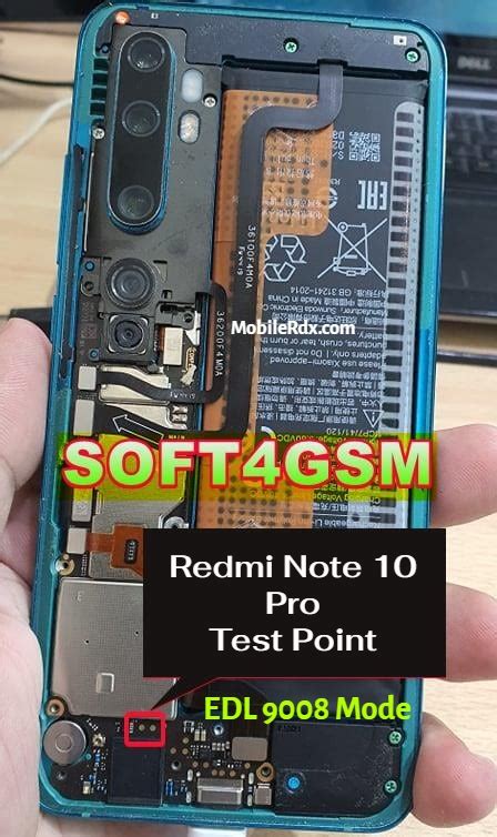 Redmi Note 10 Pro Test Points For Edl 9008 Mode Reboot Into Edl Mode