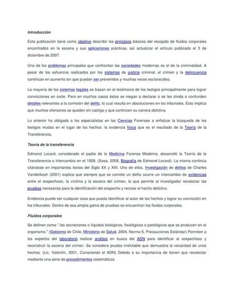 Pruebas Del Laboratorio Forense Forensic Notes UDocz