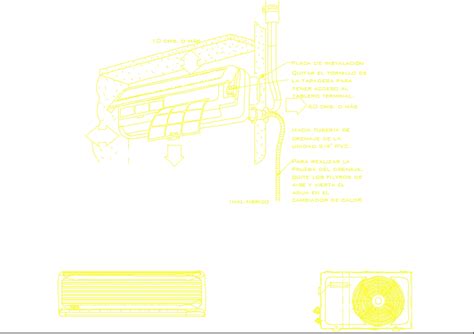 Instalacion De Aire Acondicionado En Autocad A