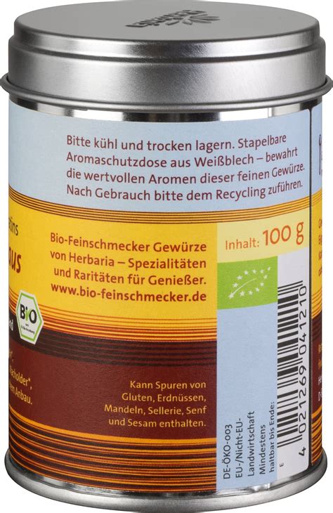 Herbaria Gewürzmischung Gaumenschmaus bio Piccantino Onlineshop Schweiz