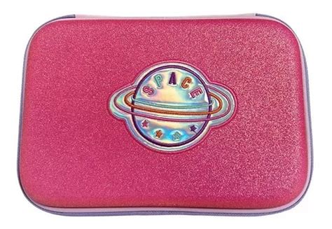 Cartuchera Canopla Eva 2 Pisos Space Glitter Mooving MercadoLibre