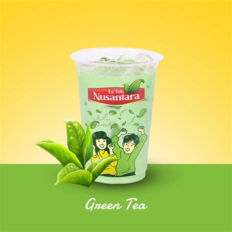 Es Teh Nusantara Green Tea Sinergi Smart Tumbas