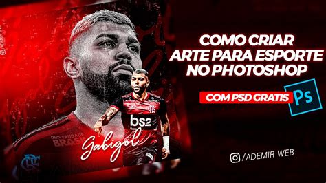 Como Criar Uma Arte De Esporte No Photoshop Youtube