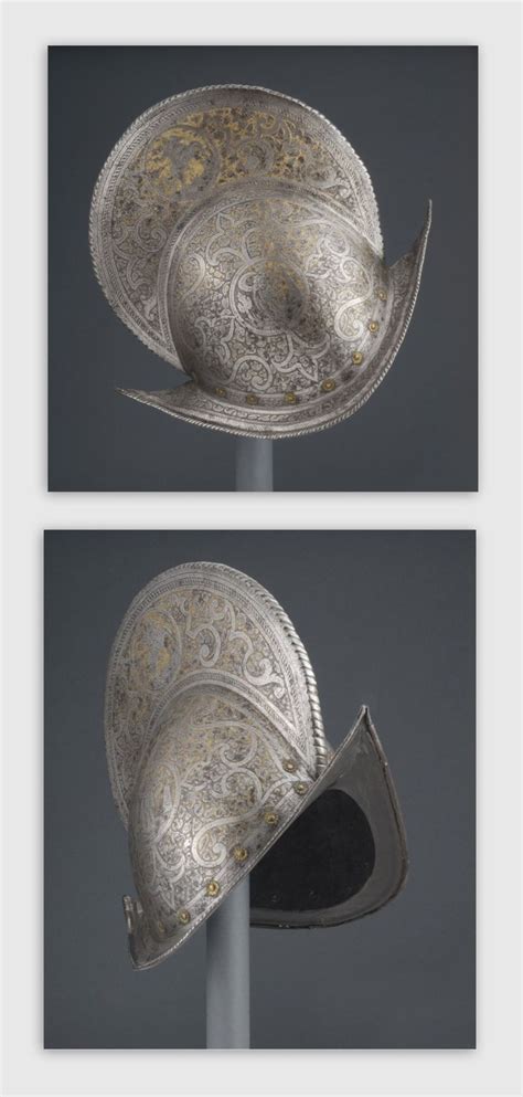 Morion Made In Northern Italy 1590 1600 Medium Etched And