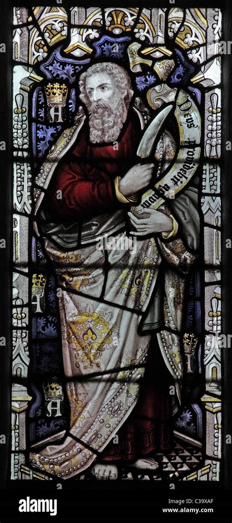 A Stained Glass Window By C E Kempe And Co Depicting The Prophet Abraham