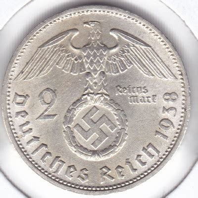 Rare Old Wwii Antique Germany D Silver Rd Reich Ss Nazi Eagle