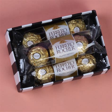 Three Pack Of 3 Pcs Ferrero Rocher Chocolate In Box Best Price