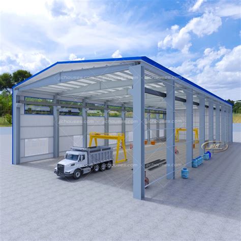 Cheap Industrial Modular Metal Prefab Factory Fabrication House Steel