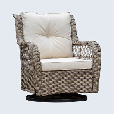 Tortuga Outdoor Rio Vista Glider Chair W Cushions Plastic Wicker