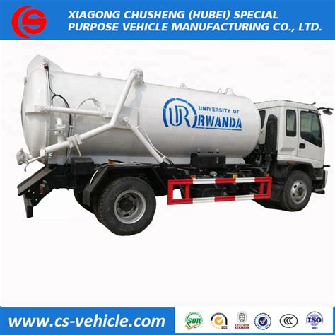 Rhd Sinotruk Howo X Vacuum Sewage Truck L Sewage Suction Truck