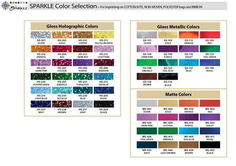 Color Charts