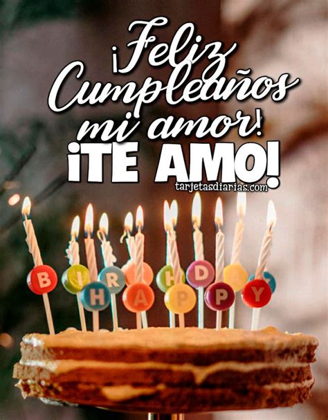 106 Imagem Tarjetas De Feliz Cumpleaños Mi Amor Detalle Hd Wallpaper