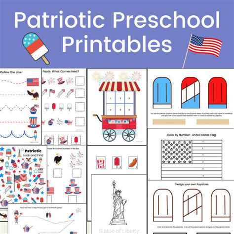 Patriotic Preschool Activities Patriotic Preschool Worksheets 4th Of