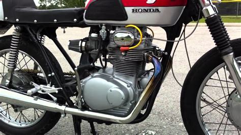 1973 Honda Cl350 Scrambler Cafe Racer Youtube