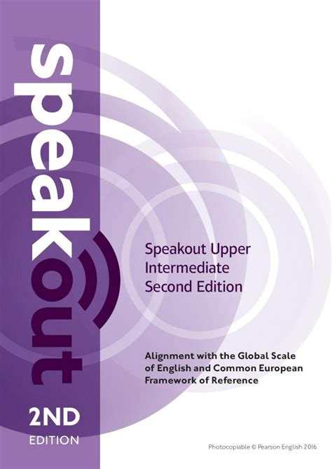 Pdf Speakout Upper Intermediate Second Edition Pearson Speakout