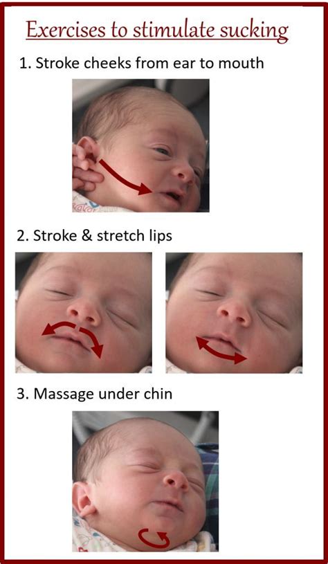 Exercises To Stimulate Sucking This Really Works Baby Massage